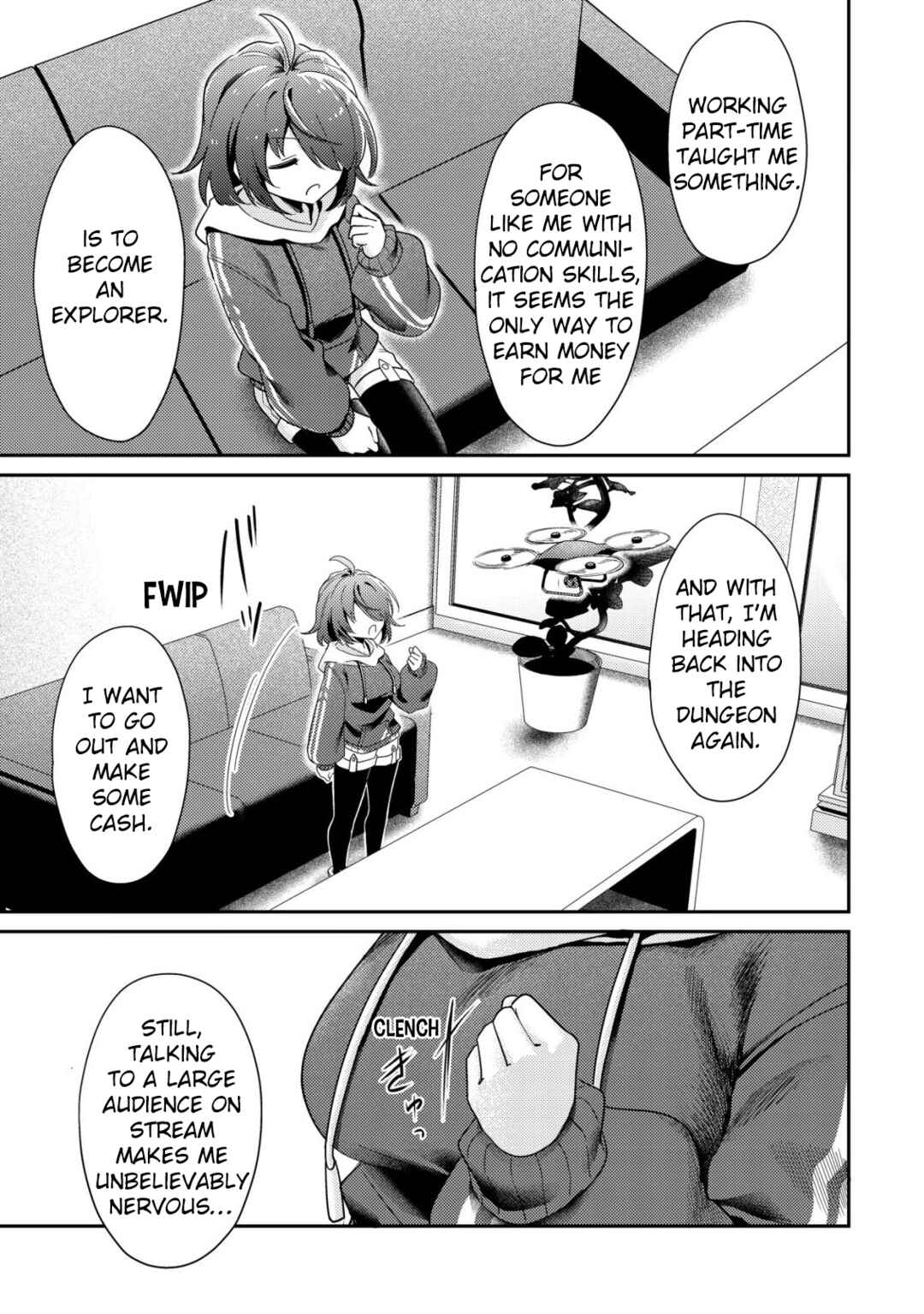 [Hihou] Komyuryoku 0 Otaku Shoujo, Dragon wo One Punch de Shizumete Yuumei Haishinsha wo Tasuketara Fuhon'i Buzz ga Tomaranai Chapter 7 - Page 12