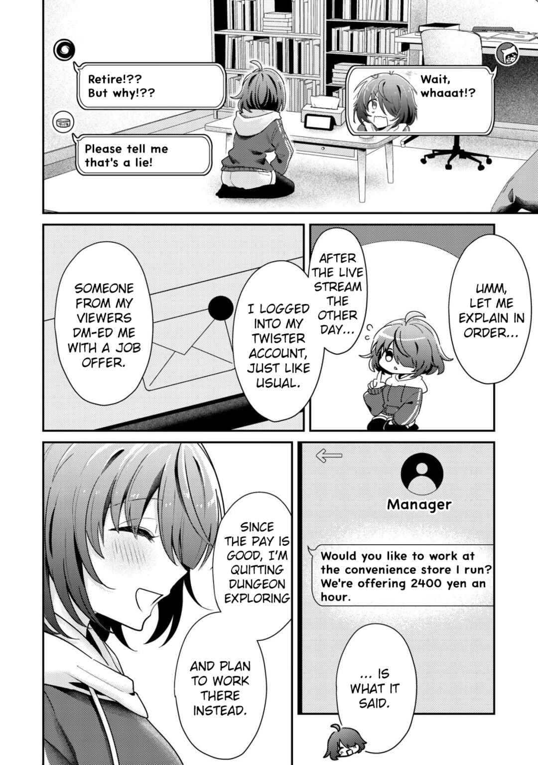 [Hihou] Komyuryoku 0 Otaku Shoujo, Dragon wo One Punch de Shizumete Yuumei Haishinsha wo Tasuketara Fuhon'i Buzz ga Tomaranai Chapter 7 - Page 5
