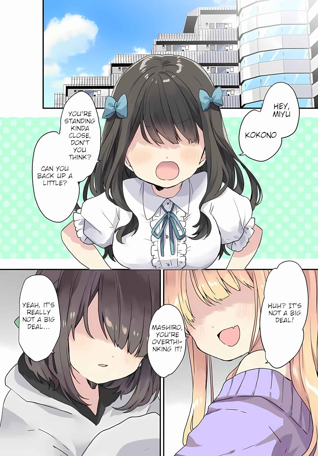 Daigaku Nyuugakuji Kara Uwasa Sareteita Bishoujo San Shimai, Ikiwakareteita Gimai Datta. Chapter 1 - Page 1