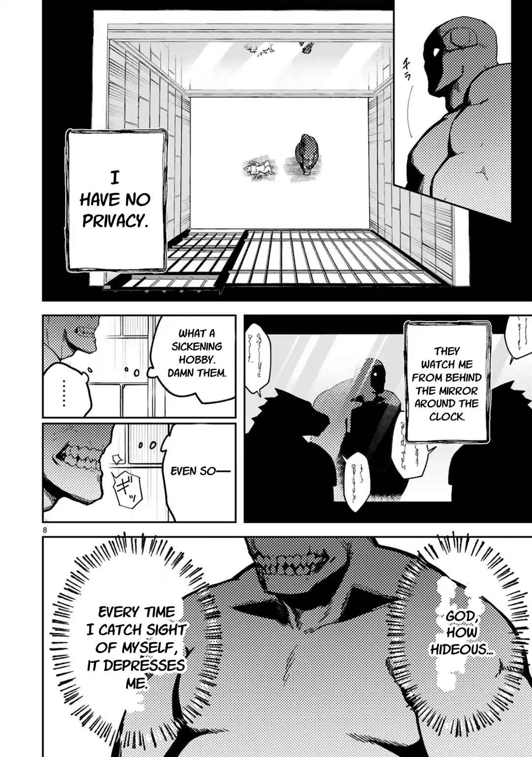 Gévaudan to Iu Kemono ~Rougoku de Onna wo Musaboru Moto Ningen no Saikyou Monster wa, Fukushuu no Prison Break wo Kuwadateru~ Chapter 1 - Page 11