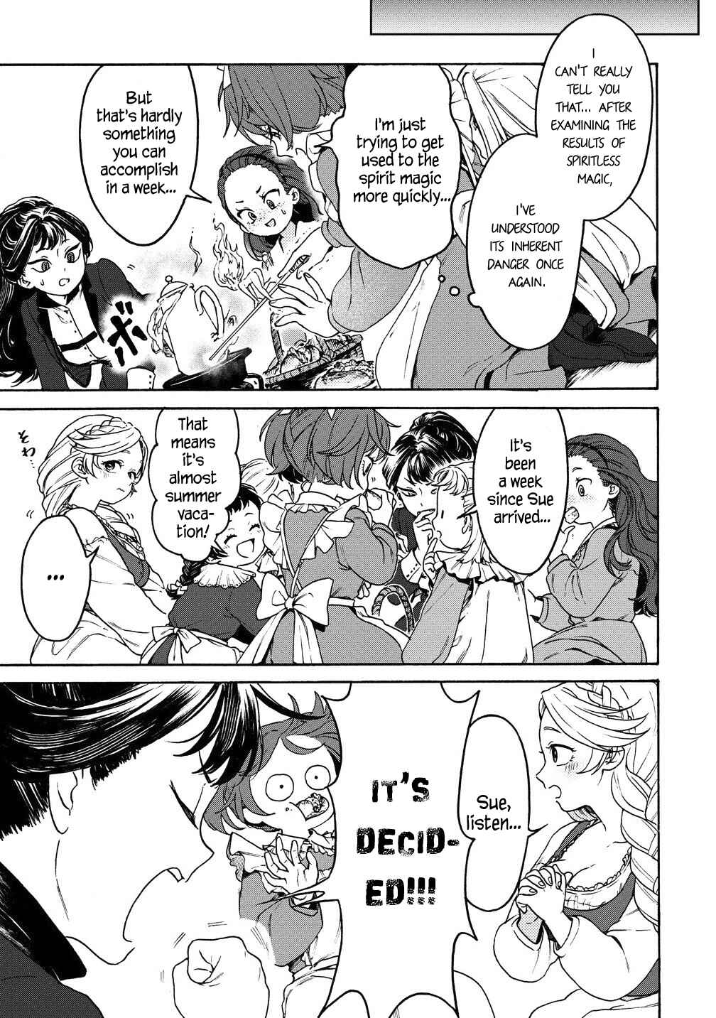 Onna Chara de Isekai Teni shite Cheatppoi kedo Zako Chara na no de Medatazu Heiwa na Shomin wo Mezashimasu! Chapter 7.1 - Page 7