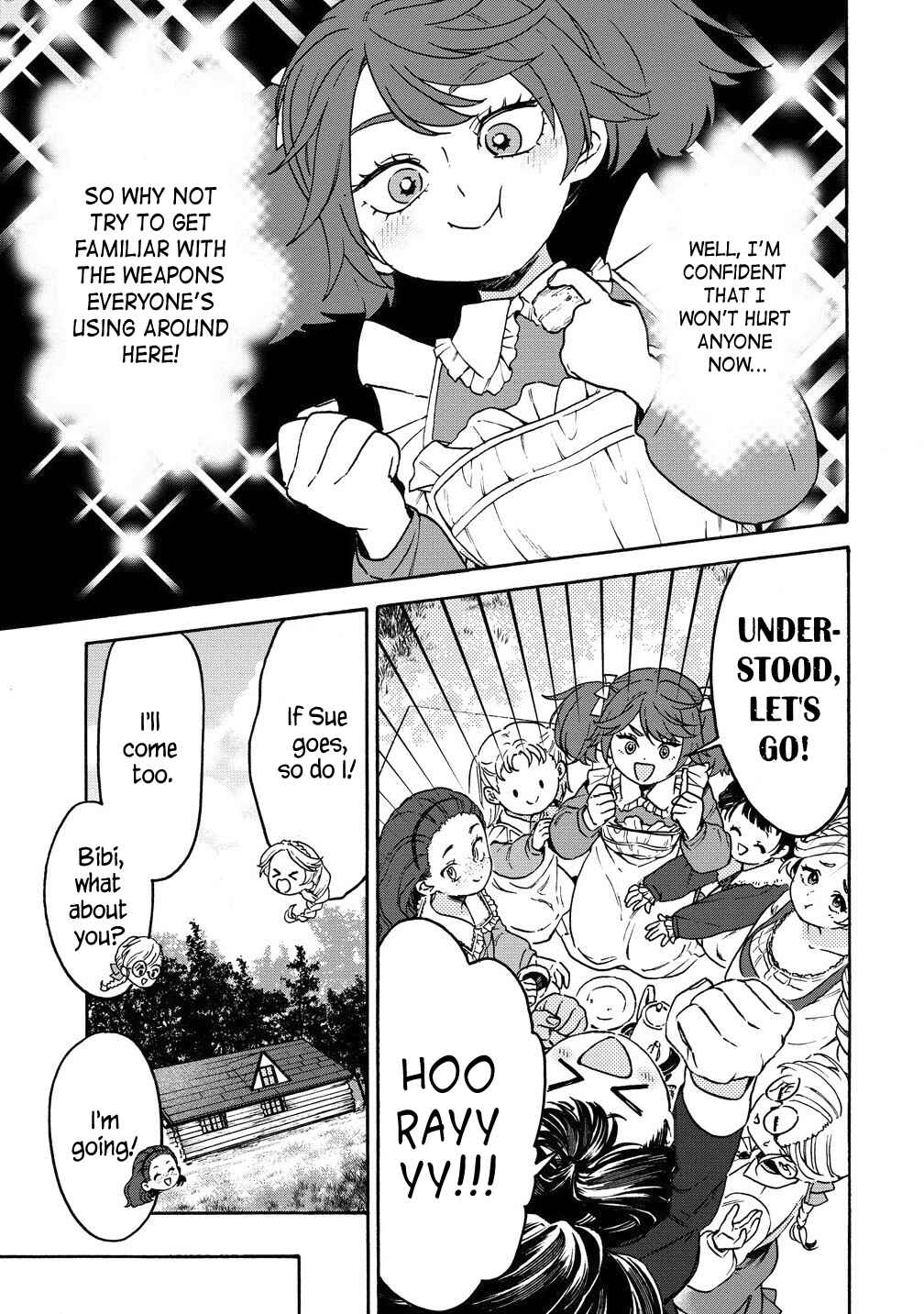Onna Chara de Isekai Teni shite Cheatppoi kedo Zako Chara na no de Medatazu Heiwa na Shomin wo Mezashimasu! Chapter 7.1 - Page 9