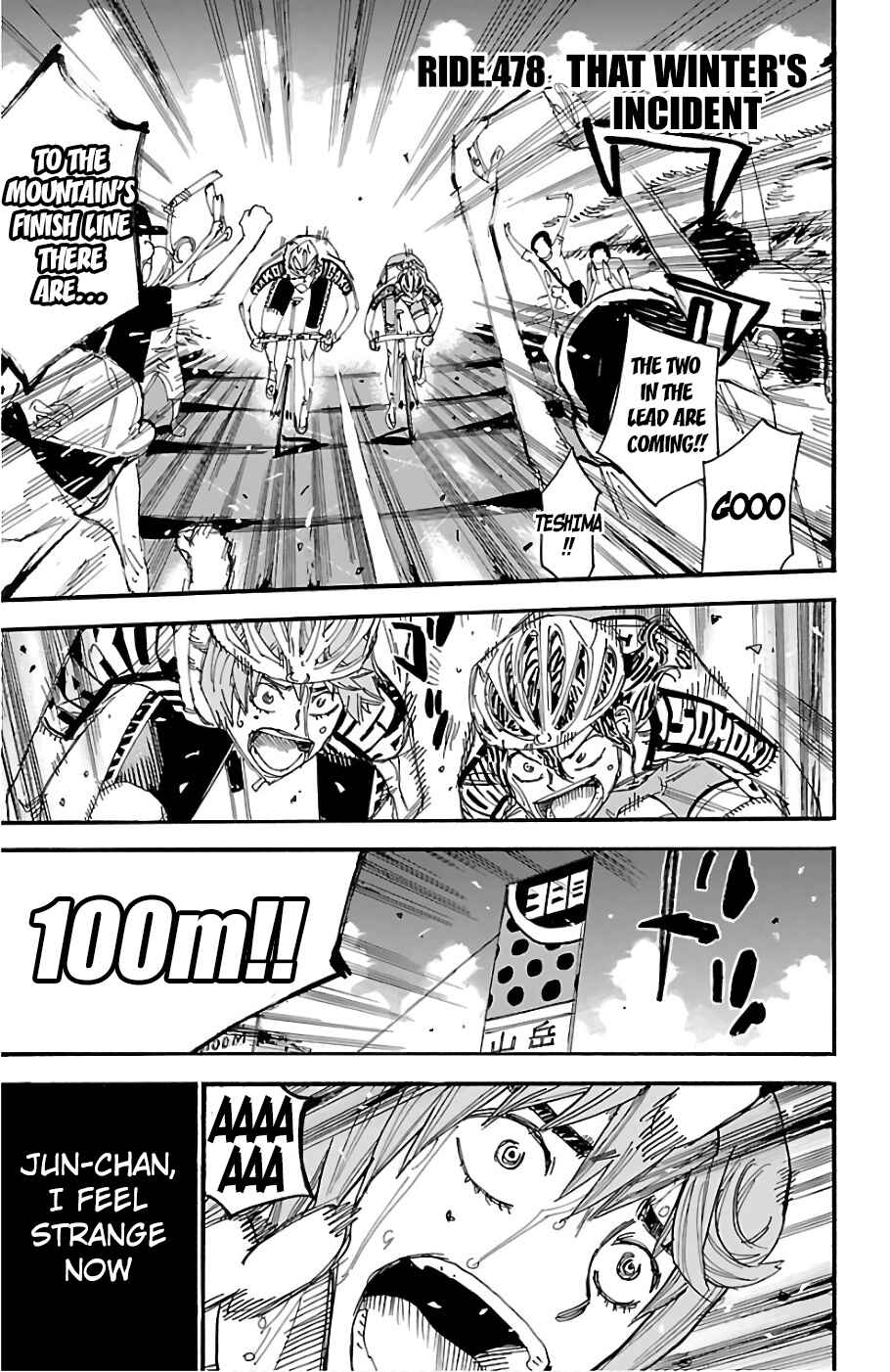 Yowamushi Pedal Chapter 478 - Page 1