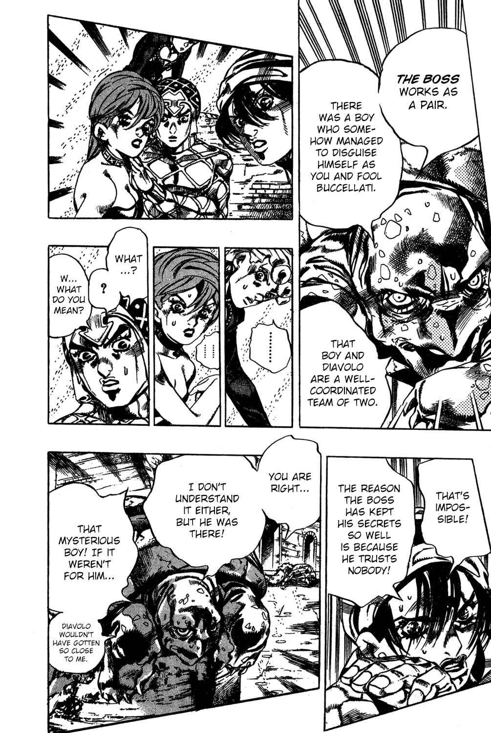 JoJo no Kimyou na Bouken: Part 5 - Ougon no Kaze Chapter 135 - Page 10