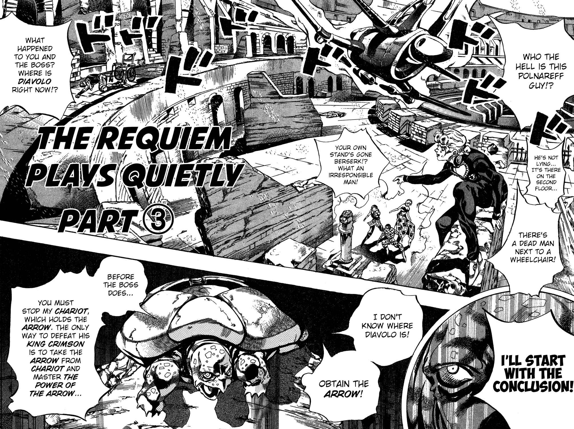 JoJo no Kimyou na Bouken: Part 5 - Ougon no Kaze Chapter 135 - Page 3