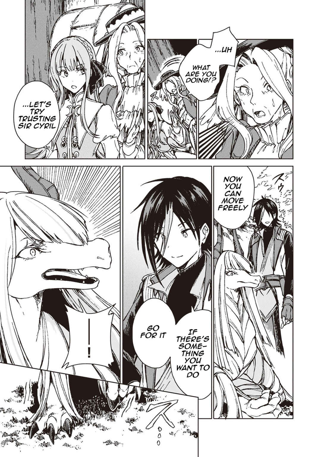 S-kyuu Guild wo Tsuihousareta kedo, Jitsu wa Ore dake Dragon no Kotoba ga Wakaru no de, Kidzuita Toki ni wa Ryuu Kishi no Chouten wo Kiwametemashita. Chapter 25 - Page 14