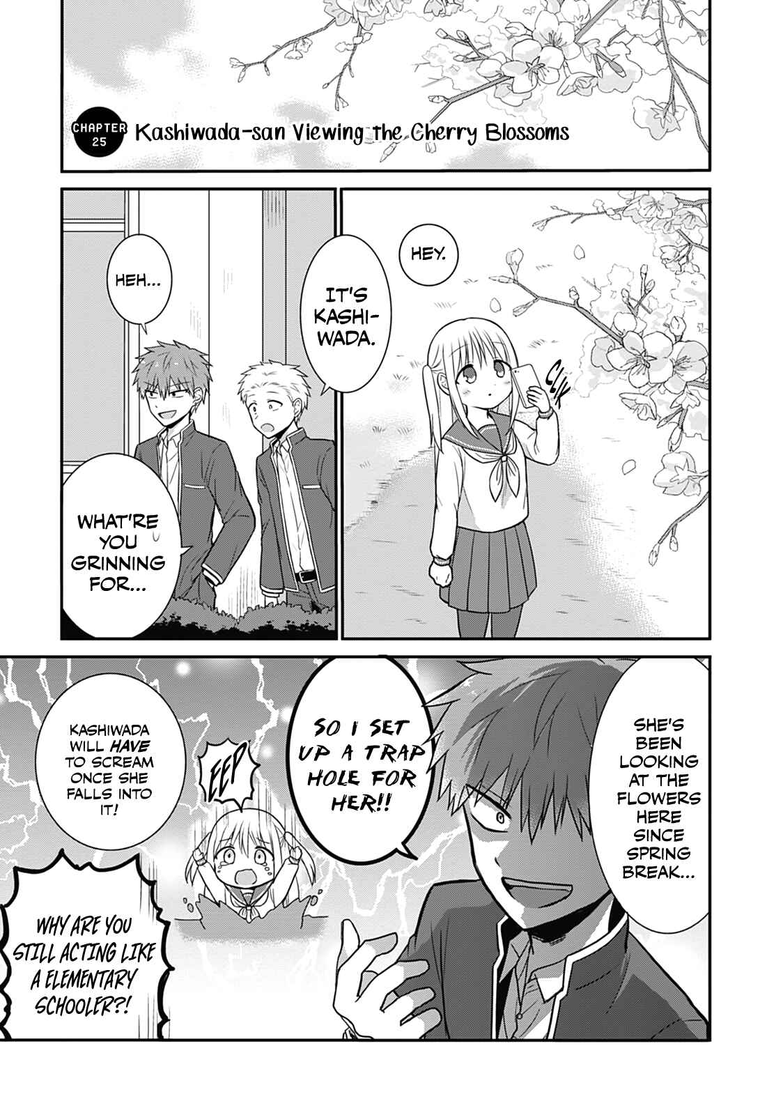 Kao ni Denai Kashiwada-san to Kao ni Deru Oota-kun Chapter 25 - Page 1