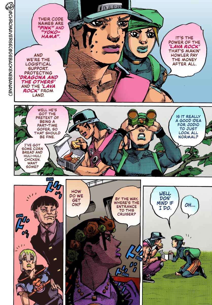 JoJo's Bizarre Adventure Part 9 - The JOJOLands (Fan-Colored) Chapter 22 - Page 15