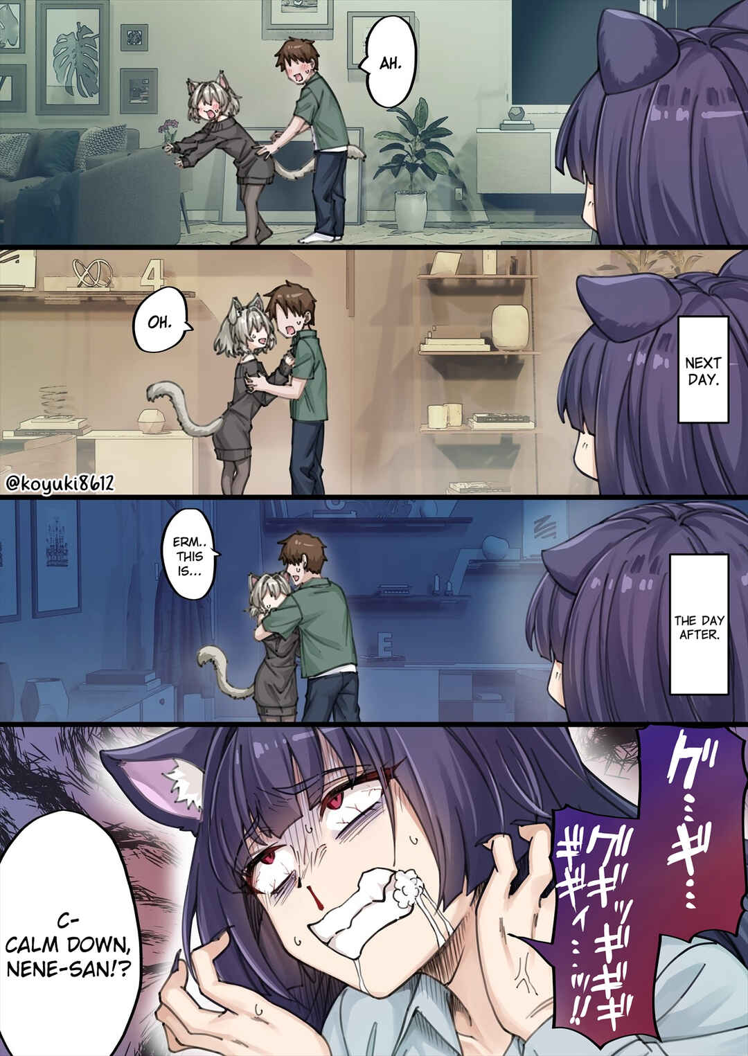 Dokusen Yoku ga Tsuyo Sugiru Yandere Kai Neko-chan Chapter 41 - Page 1