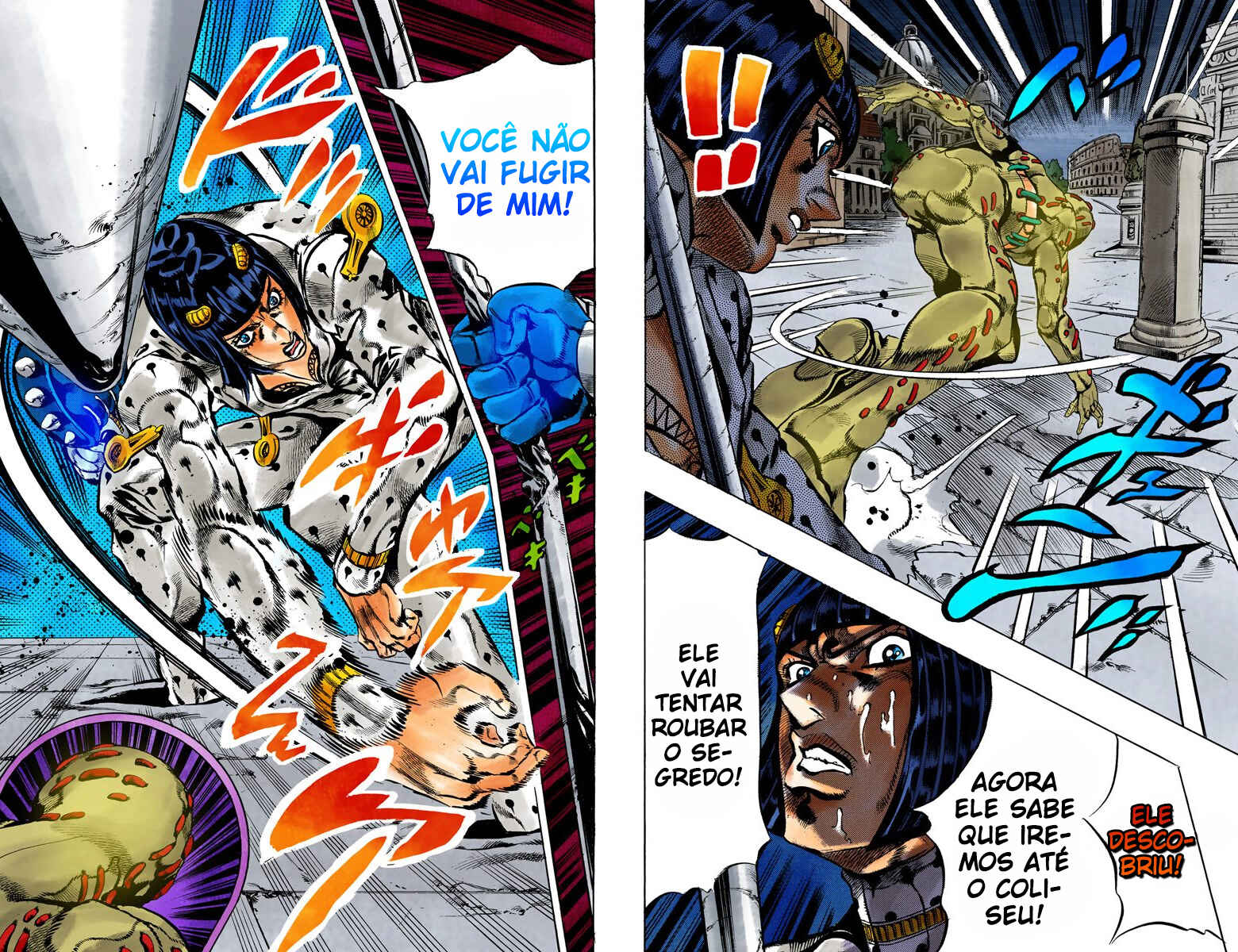 JoJo no Kimyou na Bouken: Part 5 - Ougon no Kaze Color-ban Chapter 124 - Page 9