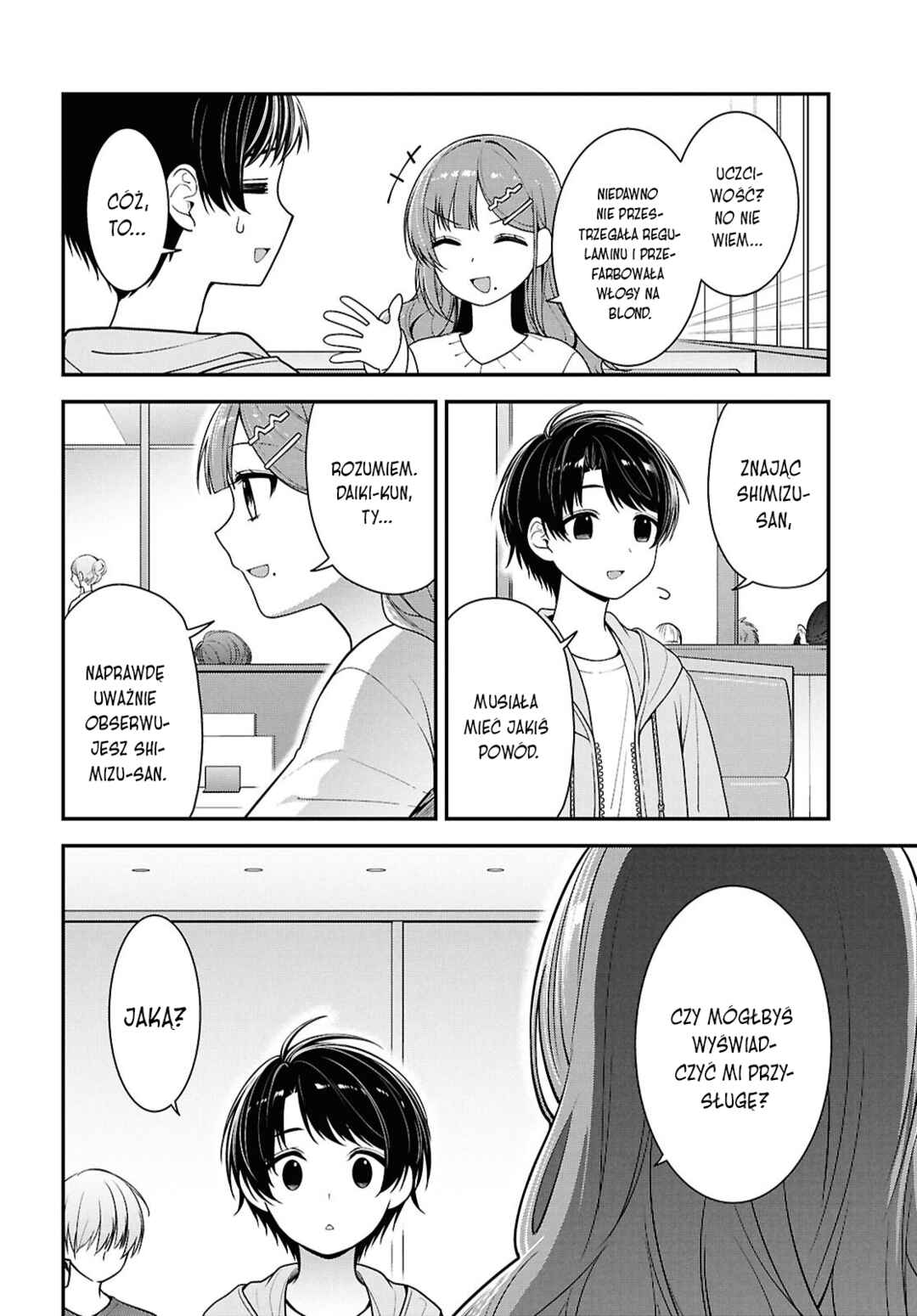 Tonari no Seki no Yankee Shimizu-san ga Kami wo Kuroku Sometekita Chapter 5 - Page 24
