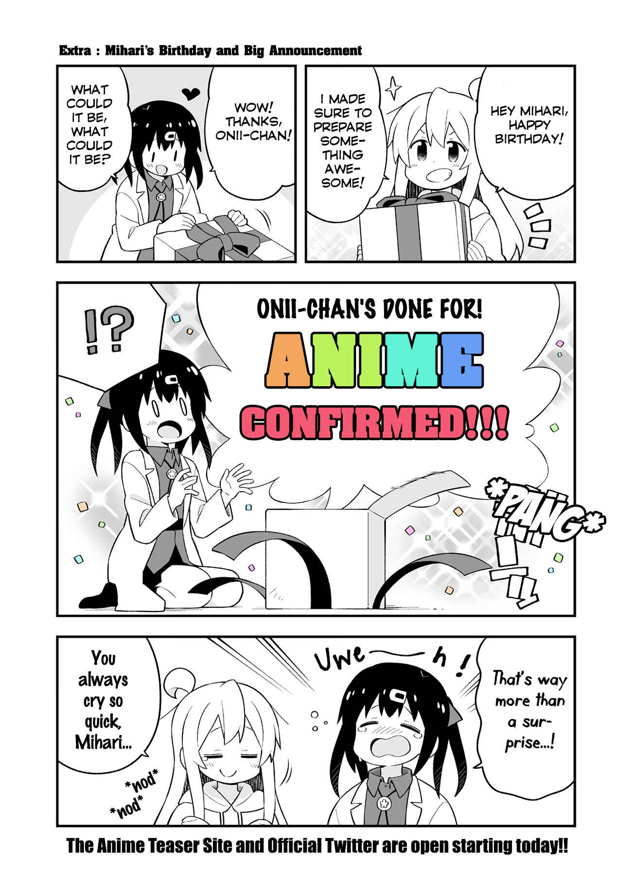 Onii-chan wa Oshimai! Chapter 63 - Page 1