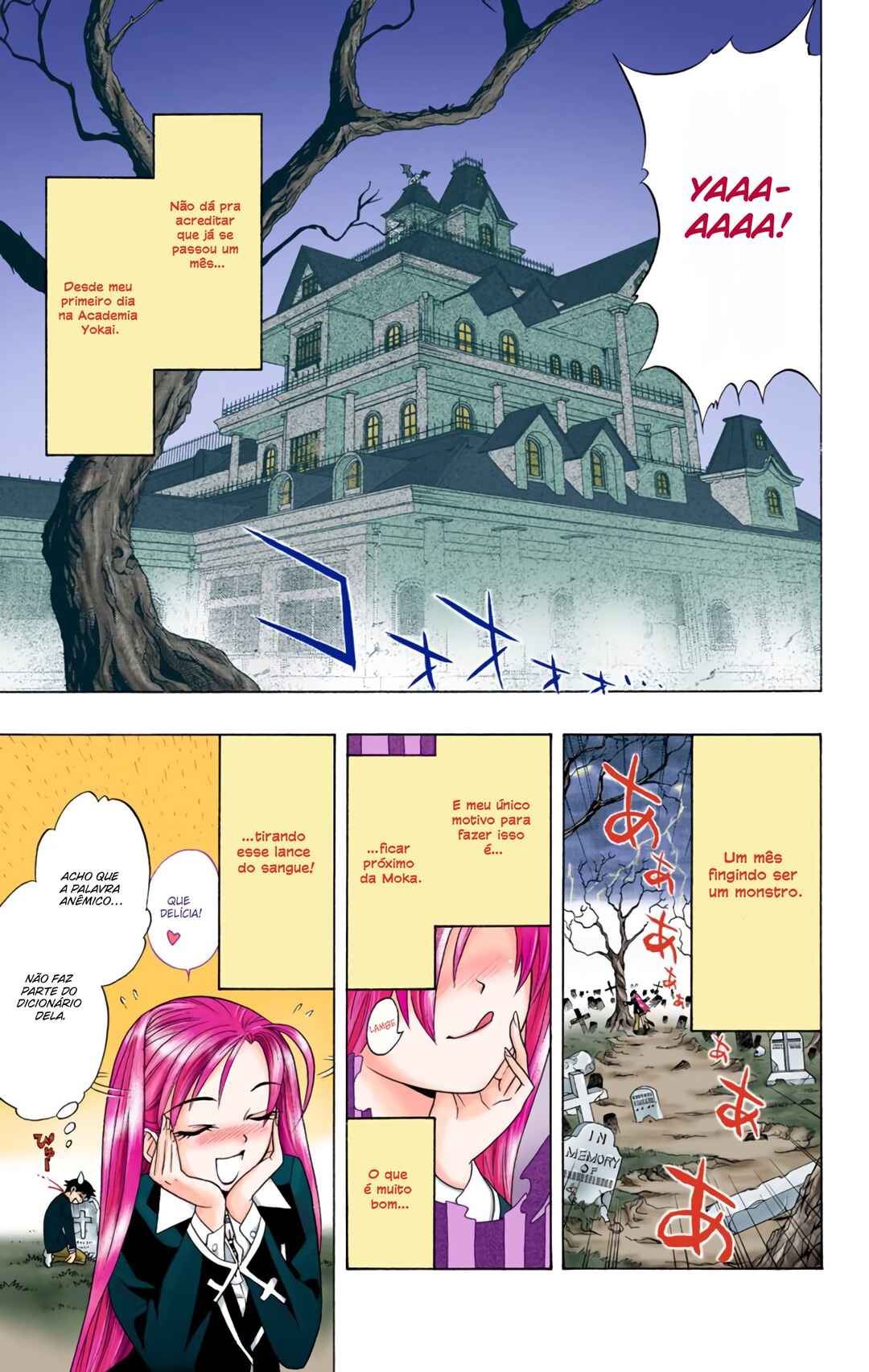 Rosario+Vampire (Official Colored) Chapter 3 - Page 6