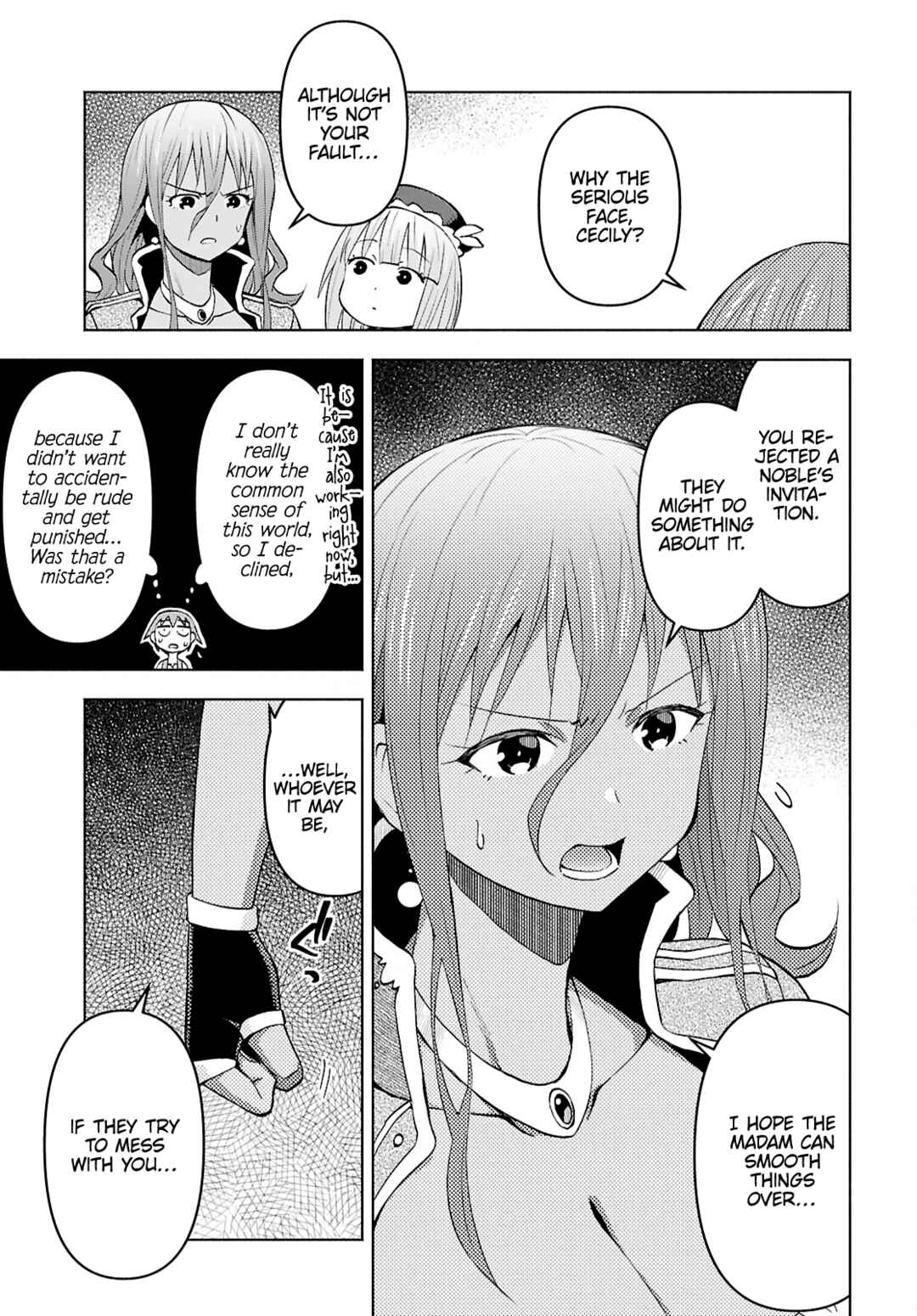 Dungeon-tou de Yadoya wo Yarou!: Souzou Mahou wo Moratta Ore no Hosoude Hanjouki Chapter 47 - Page 13