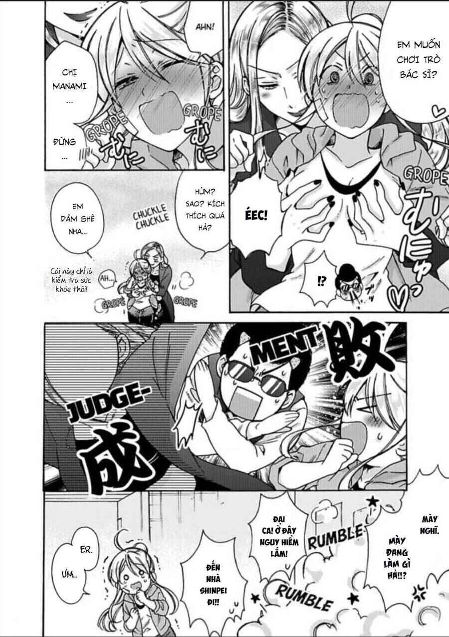 Nyotaika Yankee Gakuen ☆ Ore no Hajimete, Nerawaretemasu. Chapter 19 - Page 4