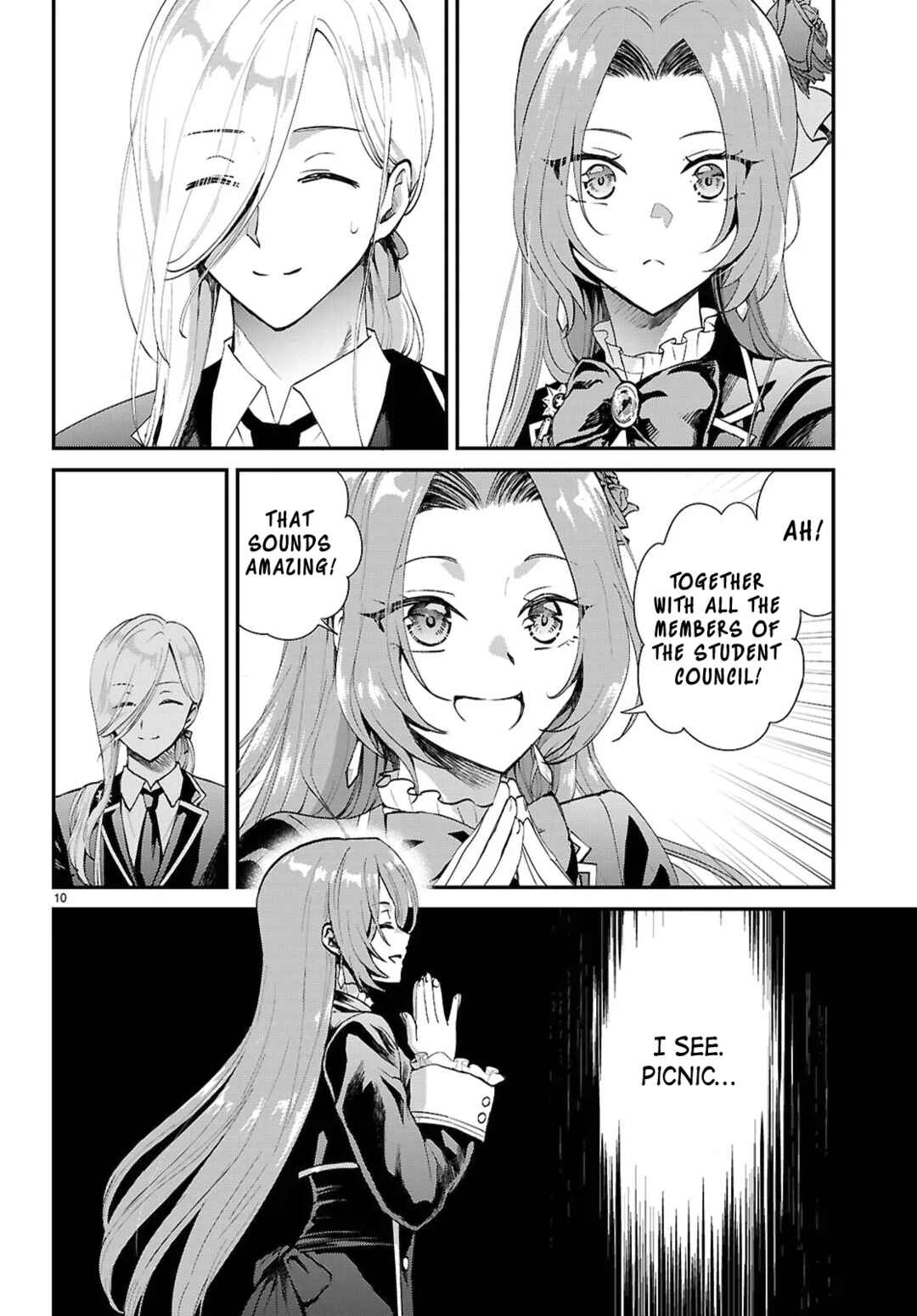 Danshi Koukousei, Otome Game no Akuyaku Reijou ni Tensei Suru. Chapter 13 - Page 10