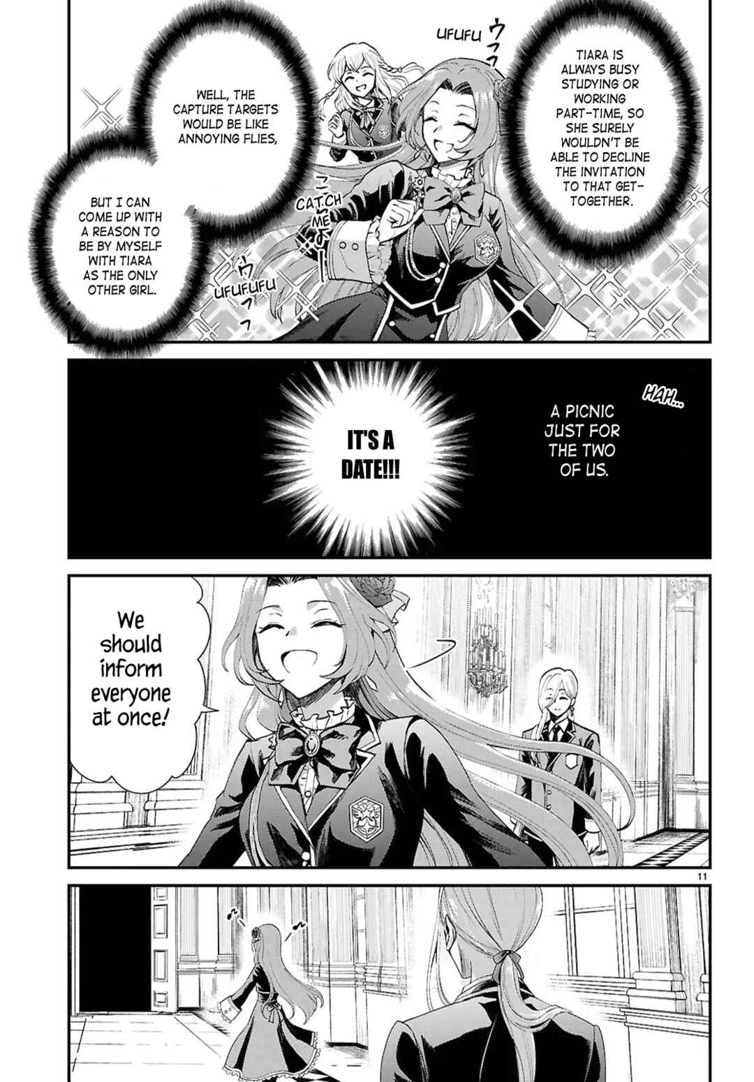 Danshi Koukousei, Otome Game no Akuyaku Reijou ni Tensei Suru. Chapter 13 - Page 11