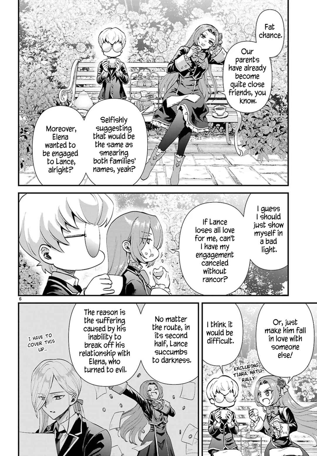 Danshi Koukousei, Otome Game no Akuyaku Reijou ni Tensei Suru. Chapter 13 - Page 6