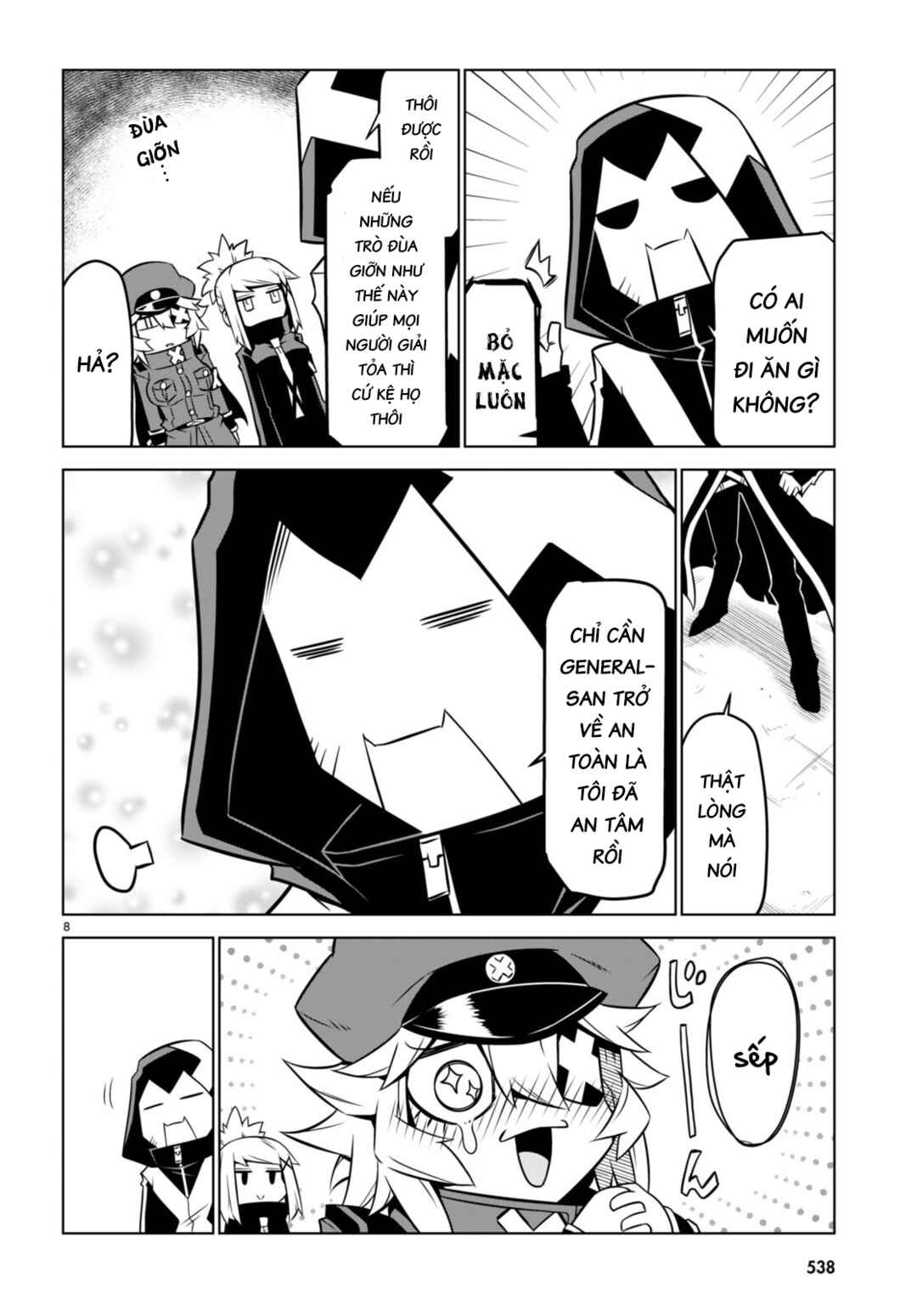 Zannen Onna Kanbu Black General-san Chapter 146 - Page 10