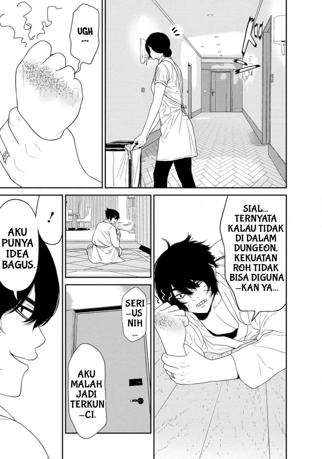 Dungeon de Tatakaitsuzukete 20-nen no Doutei Yuusha, Chijou ni Modottara Danjoubi 1:1000 no Sekai Datta Chapter 2 - Page 21