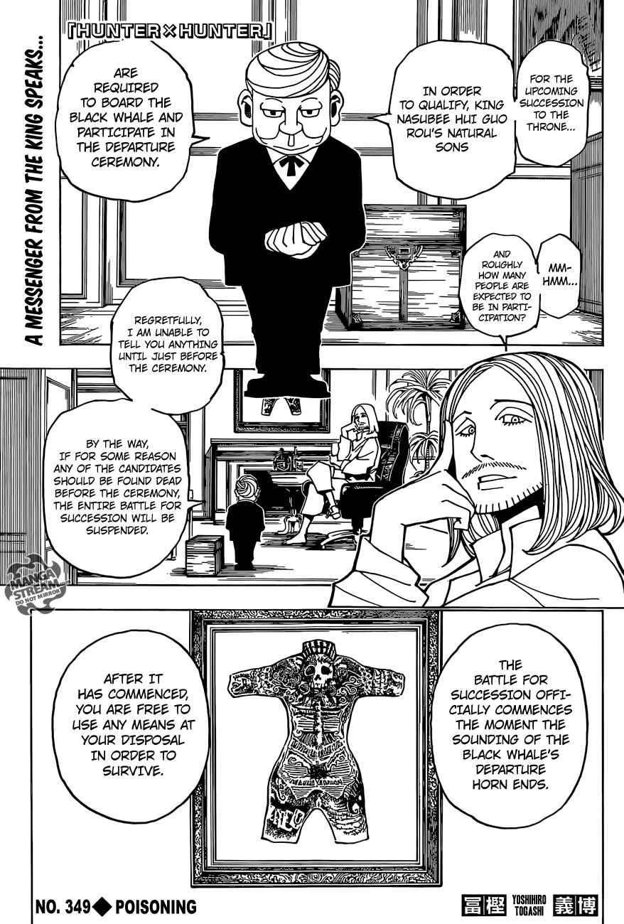 Hunter x Hunter Chapter 349 - Page 1
