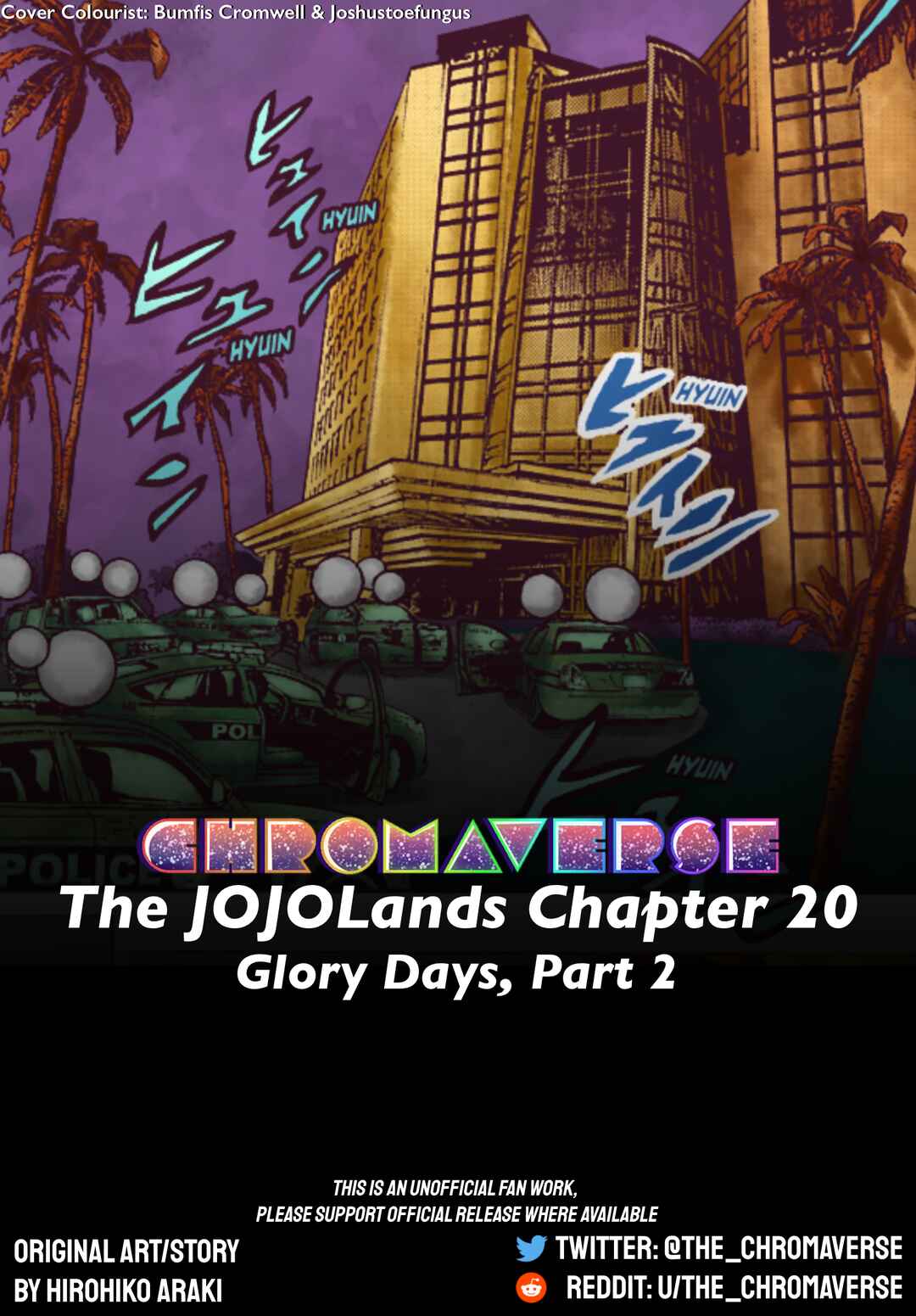 JoJo's Bizarre Adventure Part 9 - The JOJOLands (Fan-Colored) Chapter 20 - Page 1