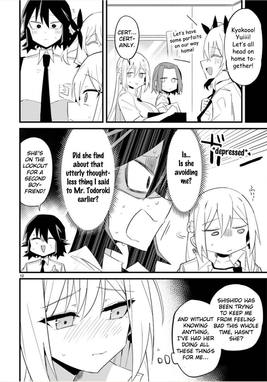 Iinchou Desu ga Furyou ni Naru Hodo Koi Shitemasu! Chapter 17 - Page 12