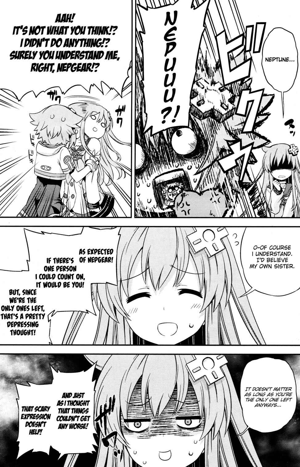 Choujigen Game Neptune: The Animation - Hello New World Chapter Oneshot - Dengeki Magazine 10th Annivers... - Page 11