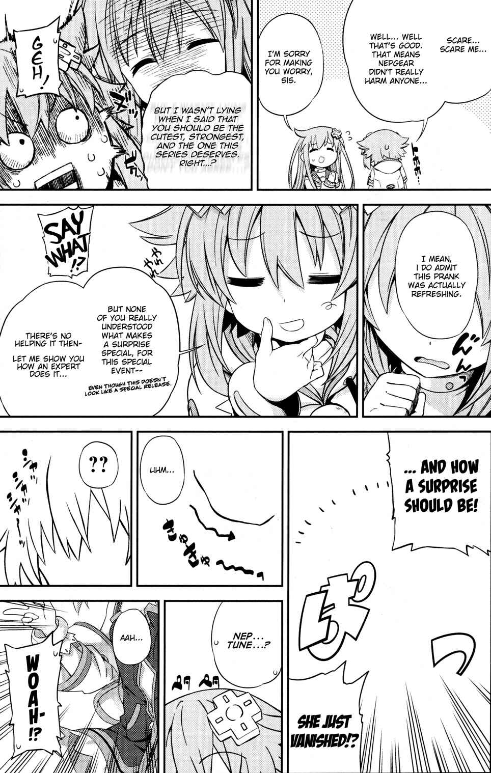 Choujigen Game Neptune: The Animation - Hello New World Chapter Oneshot - Dengeki Magazine 10th Annivers... - Page 15