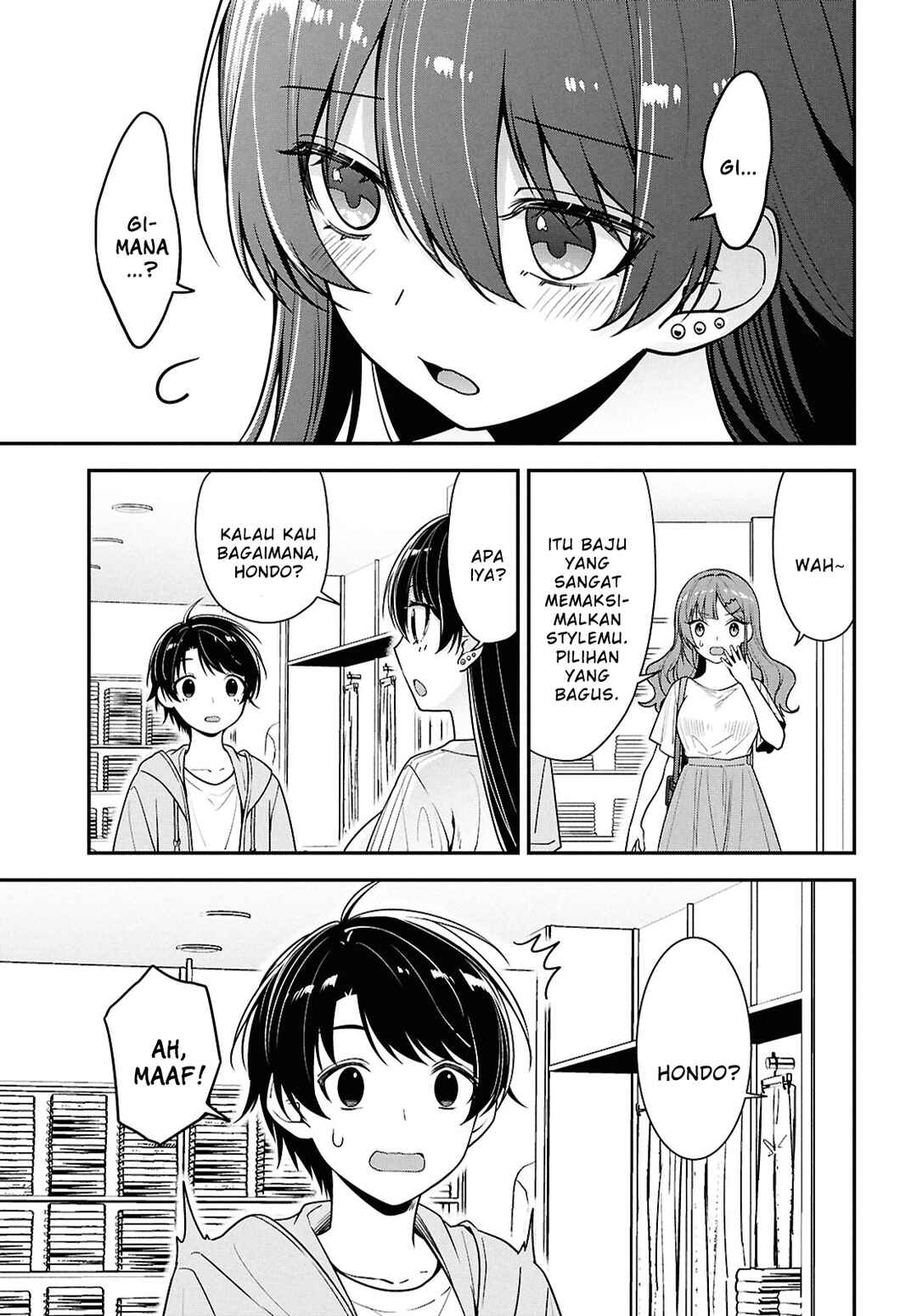 Tonari no Seki no Yankee Shimizu-san ga Kami wo Kuroku Sometekita Chapter 6 - Page 16