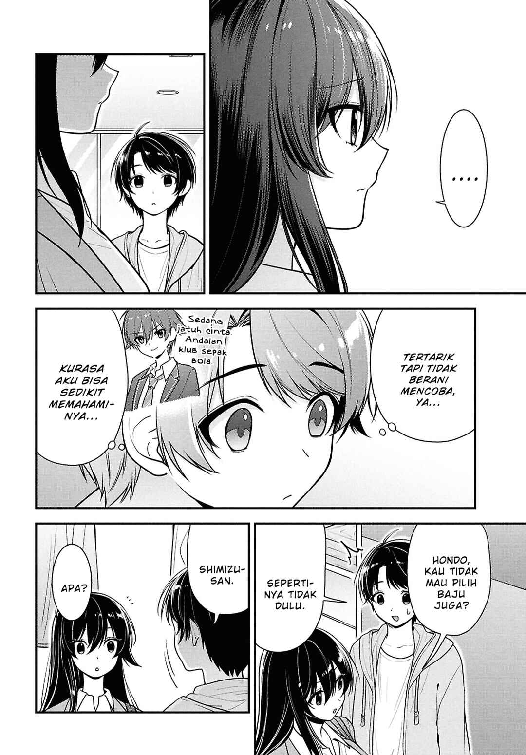 Tonari no Seki no Yankee Shimizu-san ga Kami wo Kuroku Sometekita Chapter 6 - Page 6