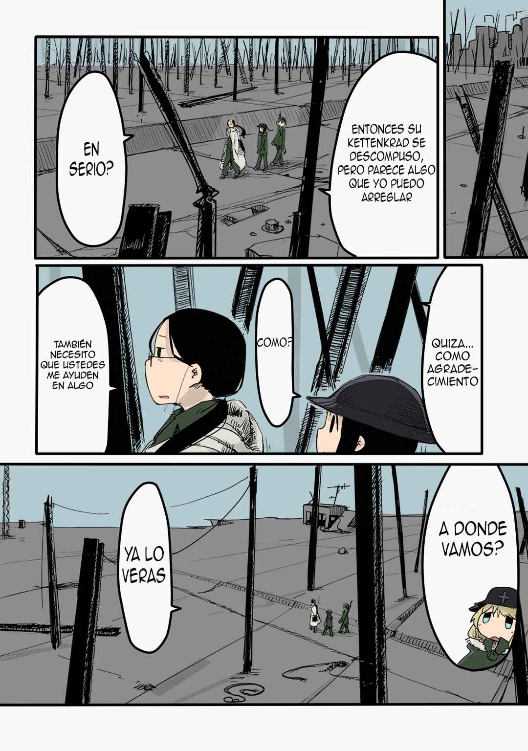 Shoujo Shuumatsu Ryokou (Fan Colored) Chapter 12 - Page 10