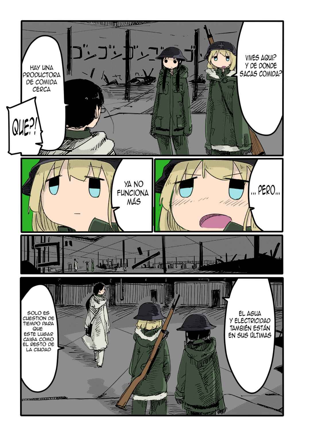 Shoujo Shuumatsu Ryokou (Fan Colored) Chapter 12 - Page 13