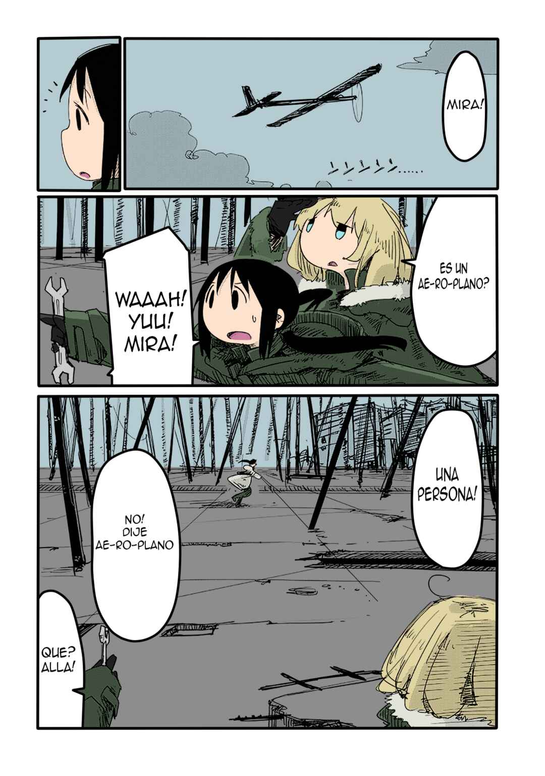Shoujo Shuumatsu Ryokou (Fan Colored) Chapter 12 - Page 4