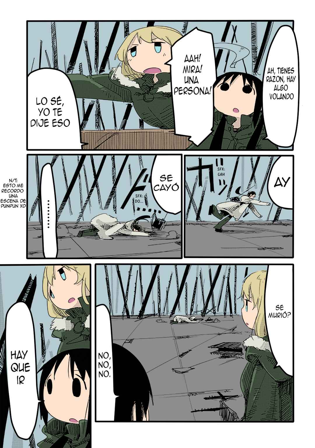 Shoujo Shuumatsu Ryokou (Fan Colored) Chapter 12 - Page 5