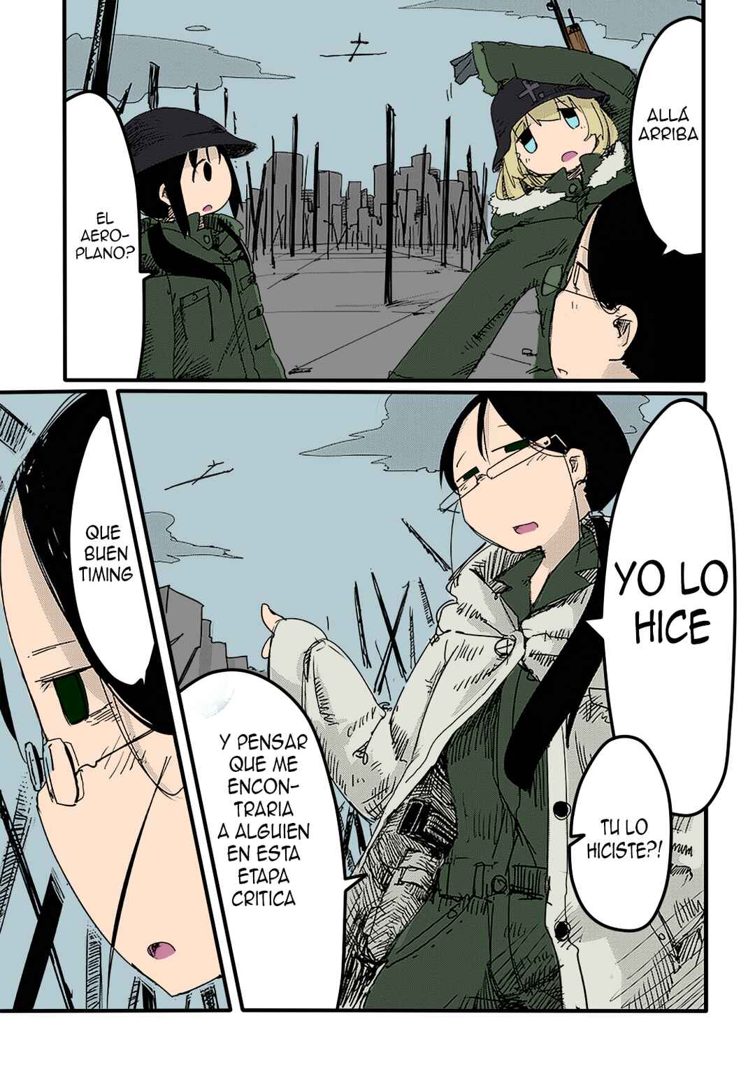 Shoujo Shuumatsu Ryokou (Fan Colored) Chapter 12 - Page 9