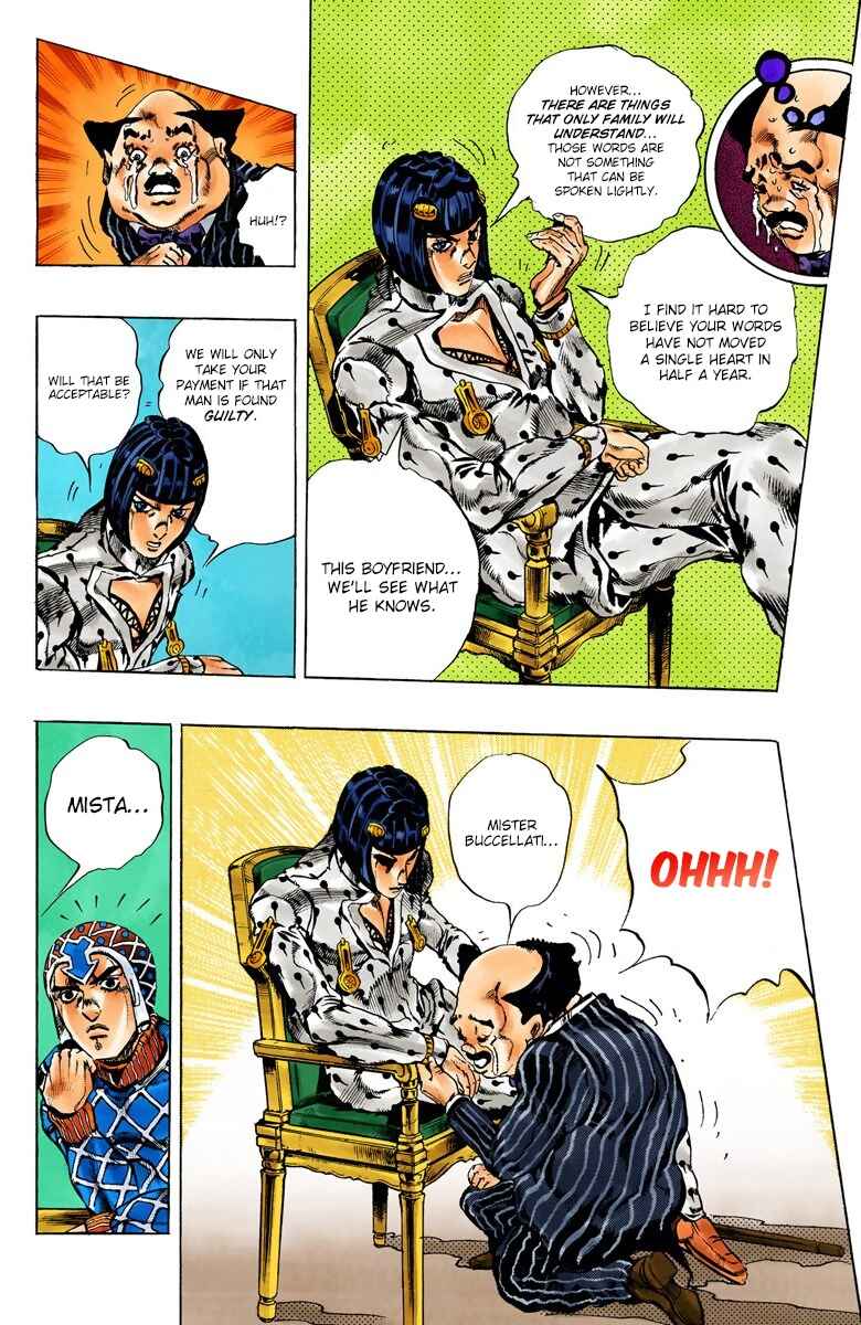 JoJo no Kimyou na Bouken: Part 5 - Ougon no Kaze Color-ban Chapter 151 - Page 12