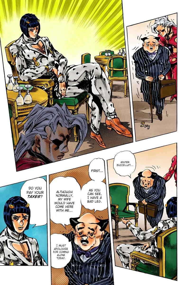 JoJo no Kimyou na Bouken: Part 5 - Ougon no Kaze Color-ban Chapter 151 - Page 5