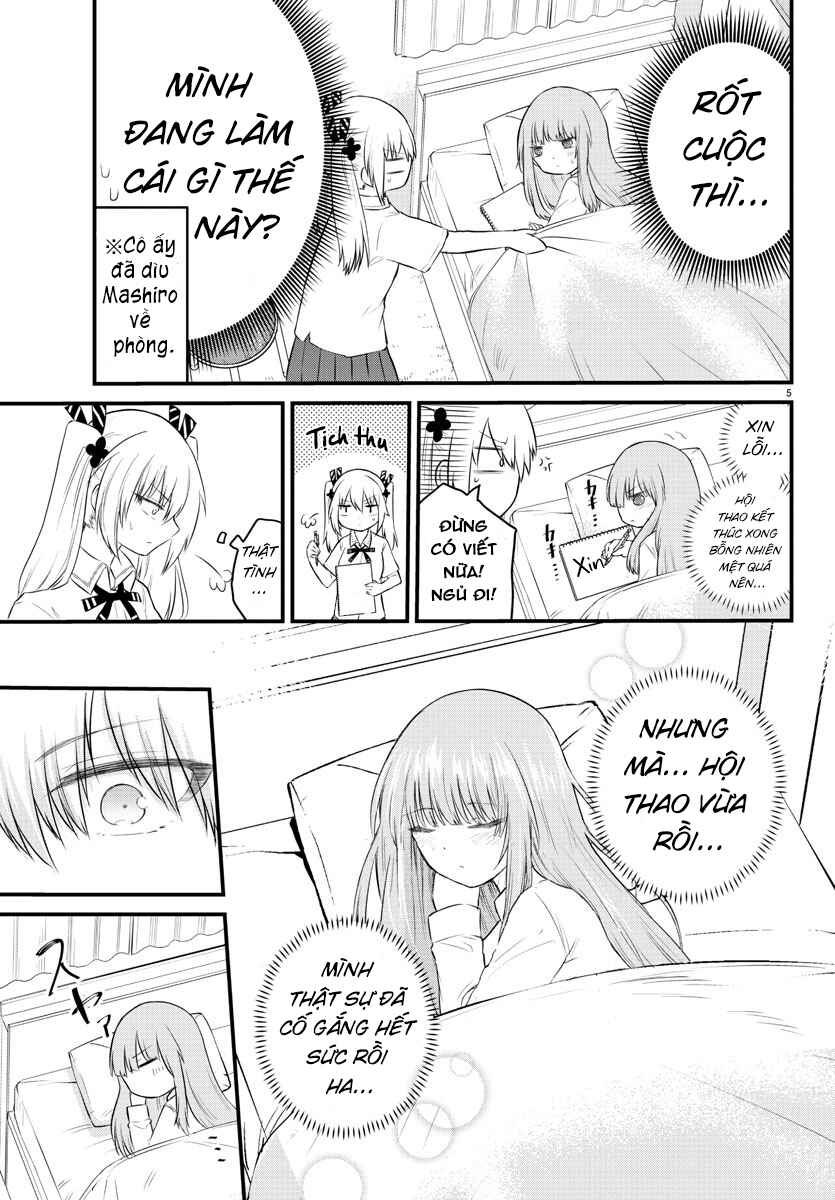 Koe ga dasenai Shoujo wa "Kanojo ga Yasashisugiru" to Omotte iru Chapter 40 - Page 5