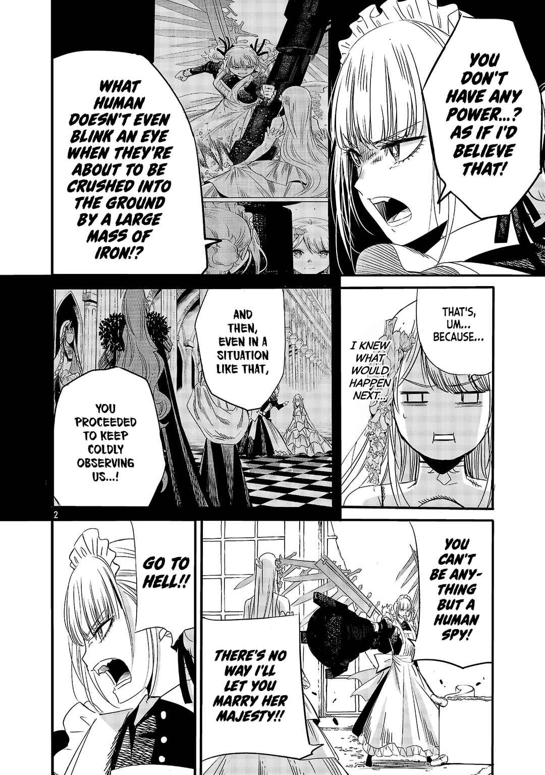 Koushaku Reijou no Rouraku Mission ~Maou to no Seiryaku Kekkon ga, Jinrui Saigo no Kirifuda desu!... tte, Maou ga Onnanoko no Baai wa Dou Sureba Ii no desu ka!?~ Chapter 6 - Page 3