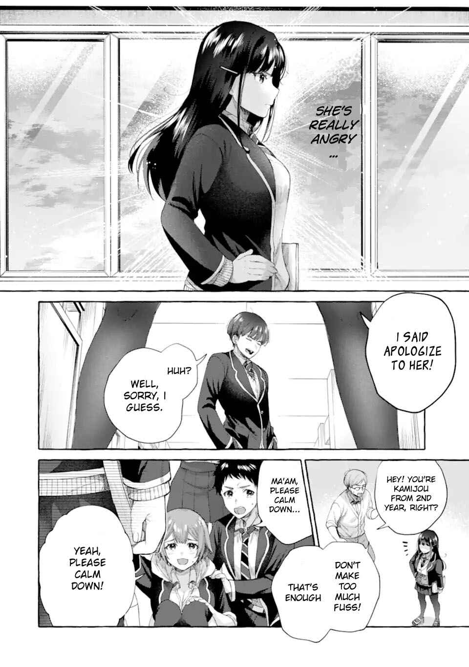 Kibishii Onna Joushi ga Koukousei ni Modottara Ore ni Deredere Suru Riyuu: Ryou Kataomoi no Yarinaoshi Koukousei Seikatsu Chapter 5.1 - Page 2