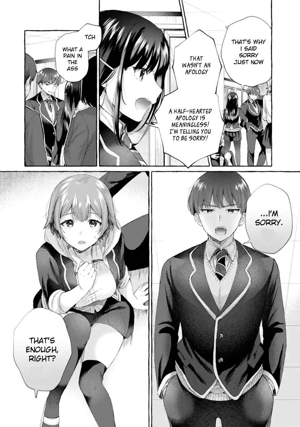 Kibishii Onna Joushi ga Koukousei ni Modottara Ore ni Deredere Suru Riyuu: Ryou Kataomoi no Yarinaoshi Koukousei Seikatsu Chapter 5.1 - Page 4