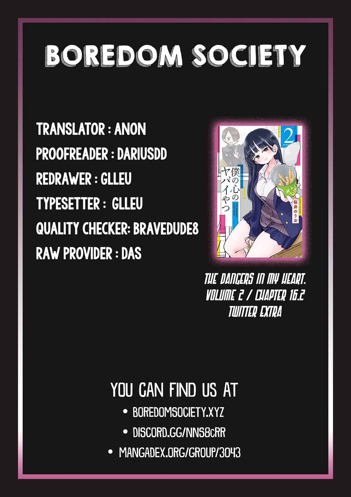Boku no Kokoro no Yabai Yatsu Chapter 19.1 - Page 5