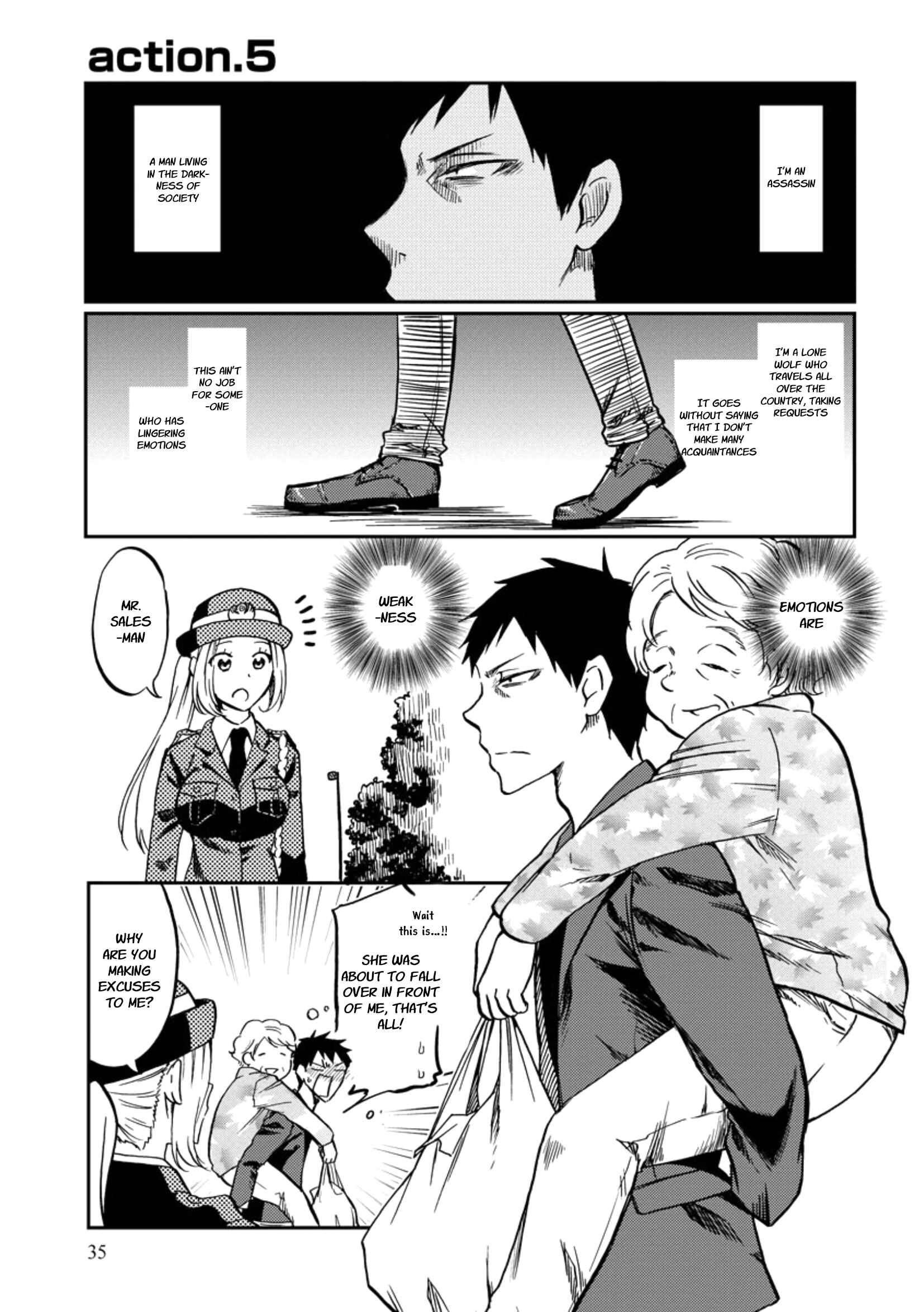 Fukei-san to Ansatsu-san Chapter 5 - Page 1