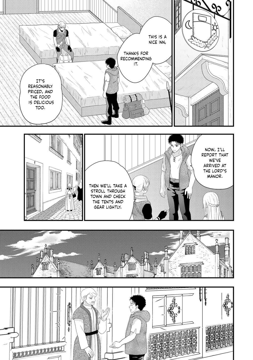 Isekai ni Kita Mitai dakedo Dou Sureba Yoi no Darou: Shachiku SE no My Pace Boukenki Chapter 32 - Page 12