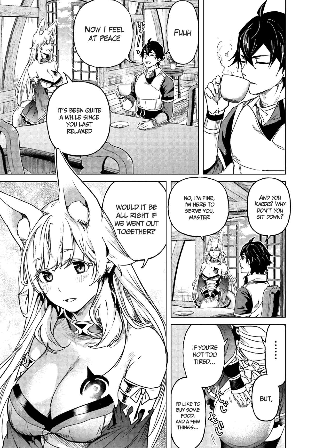 Keikenchi Chochiku de Nonbiri Shoushin Ryokou ~Yuusha to Koibito ni Tsuihou Sareta Senshi no Mujikaku Zamaa~ Chapter 12.5 - Page 5