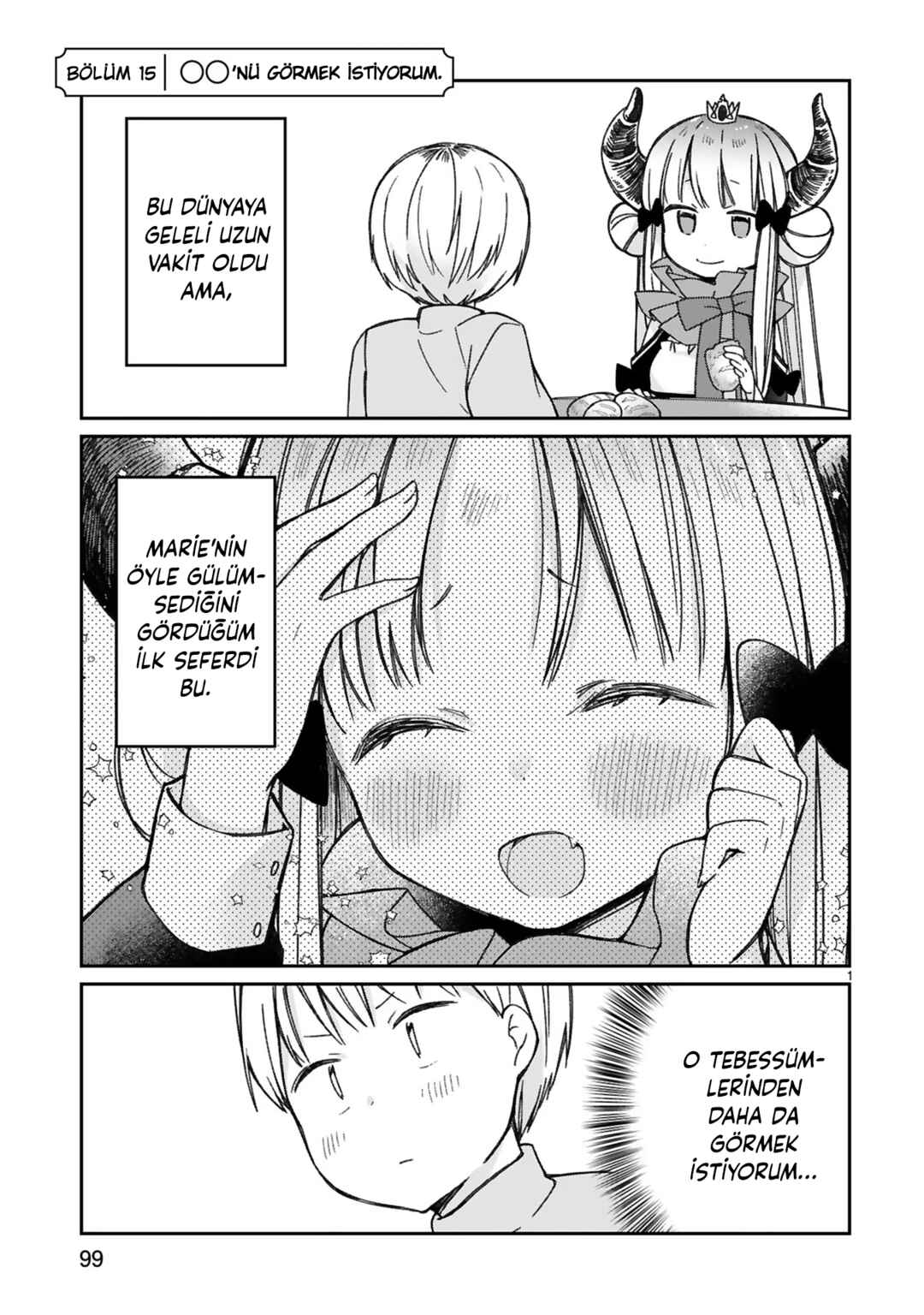 Maousama ni Shoukan Sareta kedo Kotoba ga Tsuujinai Chapter 15 - Page 1