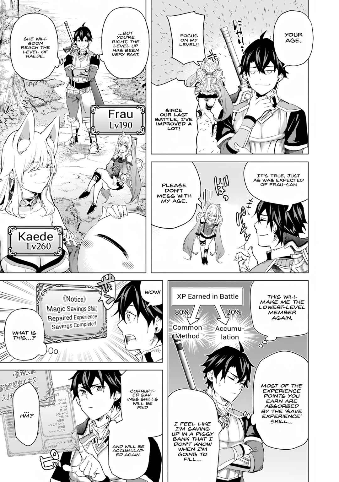 Keikenchi Chochiku de Nonbiri Shoushin Ryokou ~Yuusha to Koibito ni Tsuihou Sareta Senshi no Mujikaku Zamaa~ Chapter 24 - Page 11