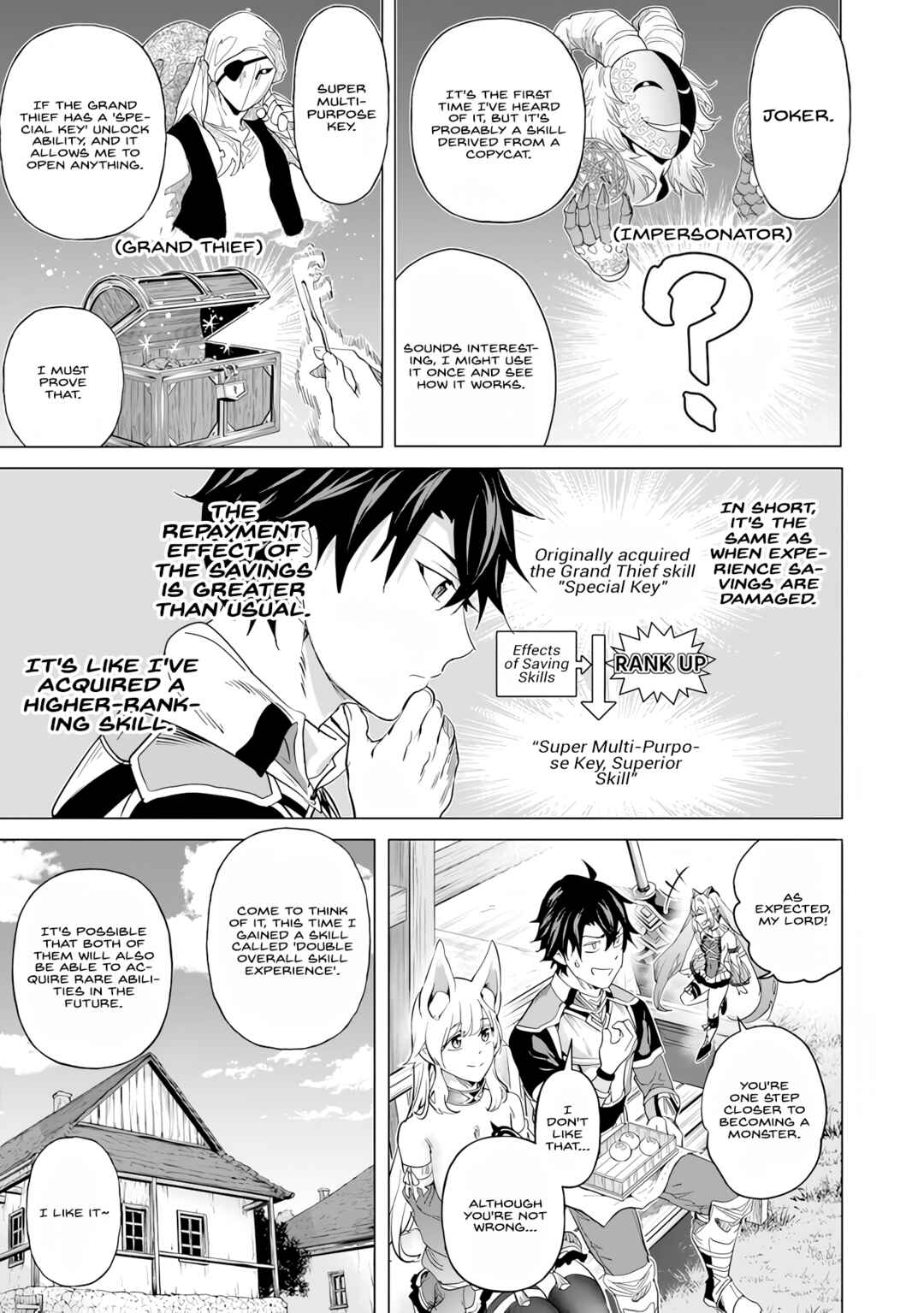 Keikenchi Chochiku de Nonbiri Shoushin Ryokou ~Yuusha to Koibito ni Tsuihou Sareta Senshi no Mujikaku Zamaa~ Chapter 24 - Page 17