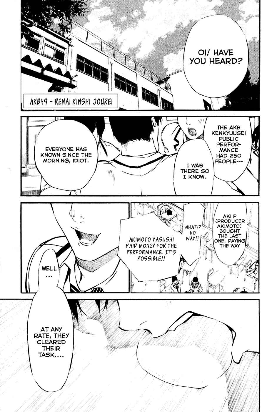 AKB49: Ren'ai Kinshi Jourei Chapter 38 - Page 3